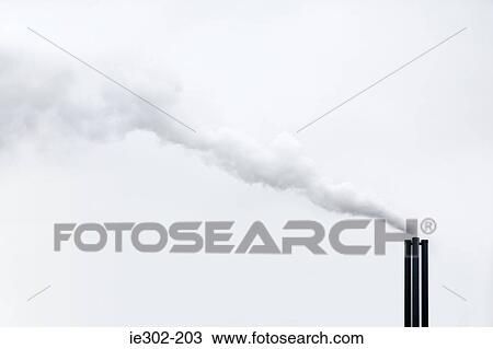 Smoke coming from industrial chimney View Large Photo Image Stock Image - Smoke coming from industrial chimney. Fotosearch