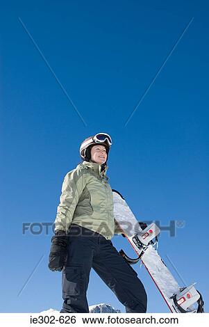 Snowboarder View Large Photo Image Stock Photograph - Snowboarder. Fotosearch