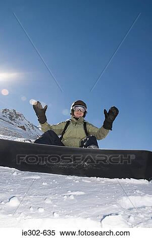 Snowboarder View Large Photo Image Stock Photography - Snowboarder. Fotosearch