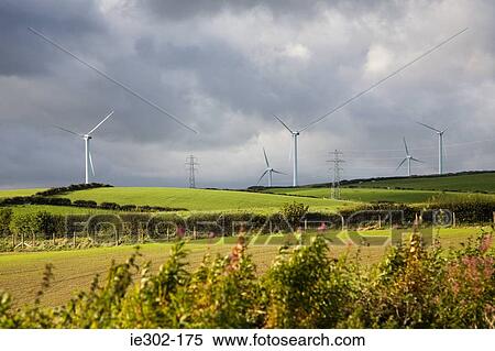 Wind farm View Large Photo Image Stock Photography - Wind farm. Fotosearch