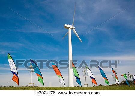 Wind turbine View Large Photo Image Stock Photograph - Wind turbine. Fotosearch