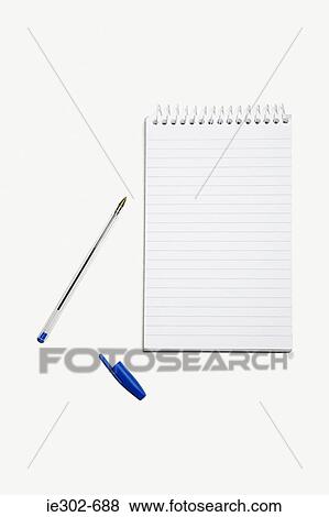 A note pad and pen View Large Photo Image Stock Photo - A note pad and pen. Fotosearch