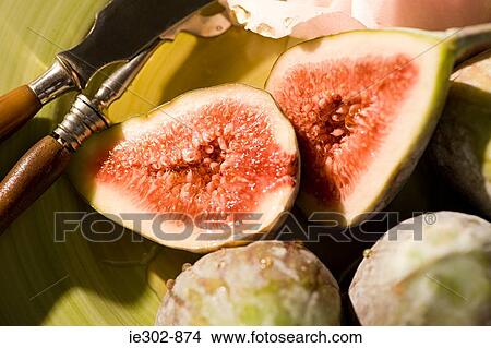 Figs on a plate View Large Photo Image Picture - Figs on a plate. Fotosearch