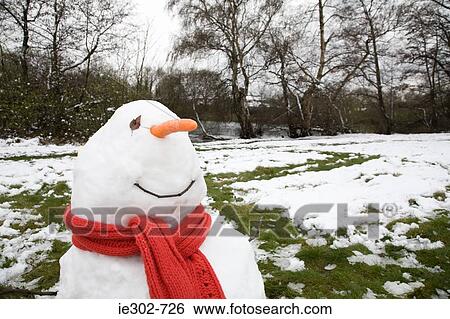 Stock Photograph - Snowman. Fotosearch