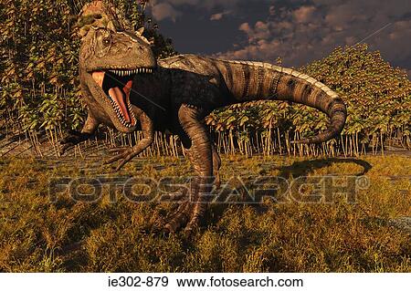 Allosaurus View Large Photo Image Stock Photo - Allosaurus. Fotosearch