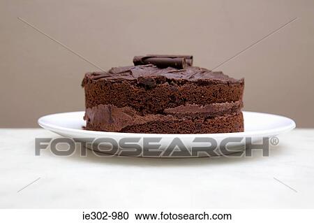 Stock Image - Chocolate cake. Fotosearch