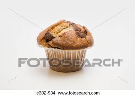 Chocolate chip muffin View Large Photo Image Picture - Chocolate chip muffin. Fotosearch