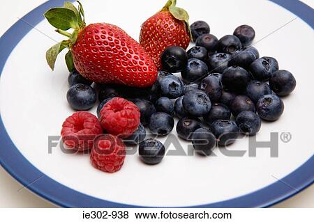 Fresh fruit on a plate View Large Photo Image Stock Photo - Fresh fruit on a plate. Fotosearch