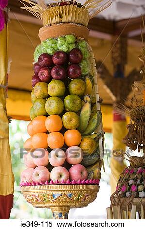 Hindu offerings of fruit in a temple View Large Photo Image Stock Photography - Hindu offerings of fruit in a temple. Fotosearch