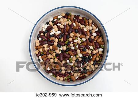 Pulses in a bowl View Large Photo Image Stock Photo - Pulses in a bowl. Fotosearch
