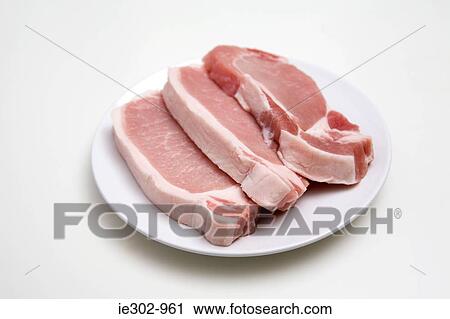 Raw pork chops View Large Photo Image Stock Image - Raw pork chops. Fotosearch