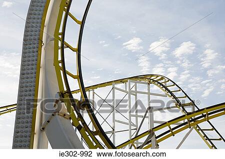 Rollercoaster View Large Photo Image Stock Image - Rollercoaster. Fotosearch