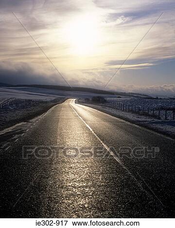 Rural road View Large Photo Image Stock Photo - Rural road. Fotosearch