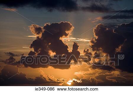 Sunset View Large Photo Image Stock Photograph - Sunset. Fotosearch