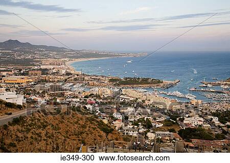 Stock Image - Aerial view of cabo san lucas. Fotosearch