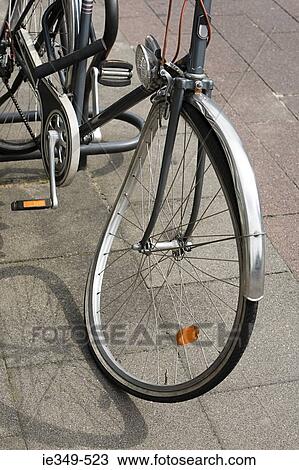bent bicycle wheel