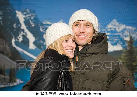 Couple and mountains View Large Photo Image Stock Photograph - Couple and mountains. Fotosearch