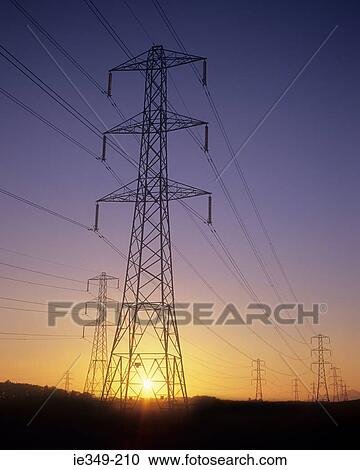 Electrical towers View Large Photo Image Stock Image - Electrical towers. Fotosearch