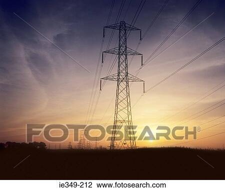 Electrical towers View Large Photo Image Stock Image - Electrical towers. Fotosearch
