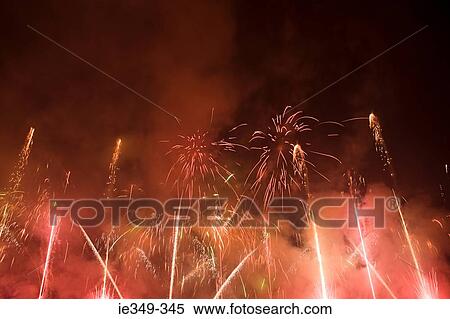 Firework display View Large Photo Image Stock Photography - Firework display. Fotosearch