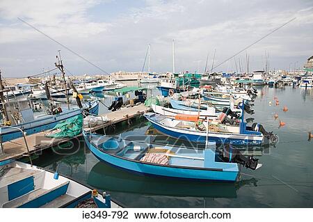 Fishing boats in jaffa harbour View Large Photo Image Stock Image - Fishing boats in jaffa harbour. Fotosearch