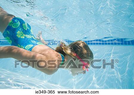 Girl swimming View Large Photo Image Stock Photography - Girl swimming. Fotosearch