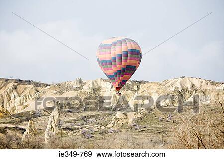 Hot air balloon in cappadocia View Large Photo Image Stock Photo - Hot air balloon in cappadocia. Fotosearch