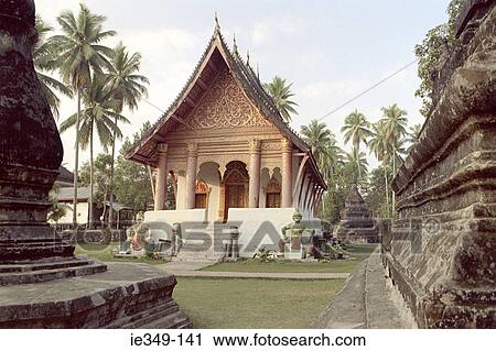 Luang prabang temple laos View Large Photo Image Stock Image - Luang prabang temple laos. Fotosearch