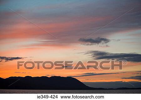 Sunset in alaska View Large Photo Image Picture - Sunset in alaska. Fotosearch