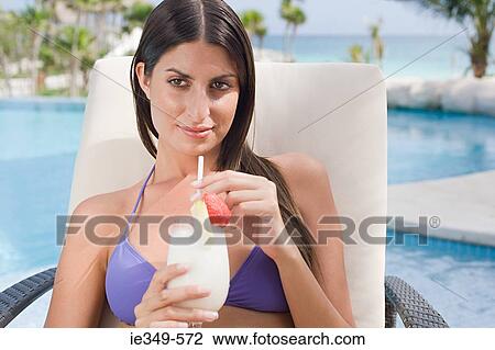 Woman with cocktail View Large Photo Image Stock Image - Woman with cocktail. Fotosearch