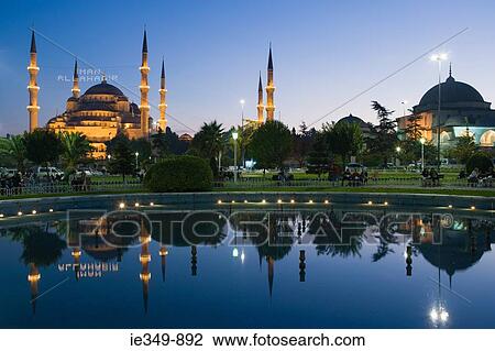 Blue mosque at ramadan View Large Photo Image Stock Image - Blue mosque at ramadan. Fotosearch