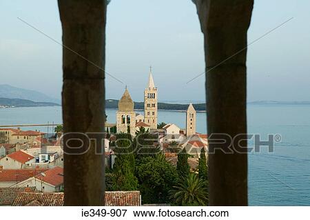 Churches on island of rab View Large Photo Image Stock Photo - Churches on island of rab. Fotosearch