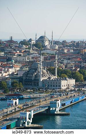 Galata bridge and and hagia sophia View Large Photo Image Stock Image - Galata bridge and and hagia sophia. Fotosearch