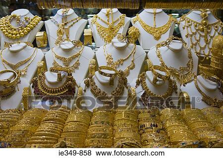 Gold jewelry in grand bazaar Stock Photo | ie349-858 | Fotosearch