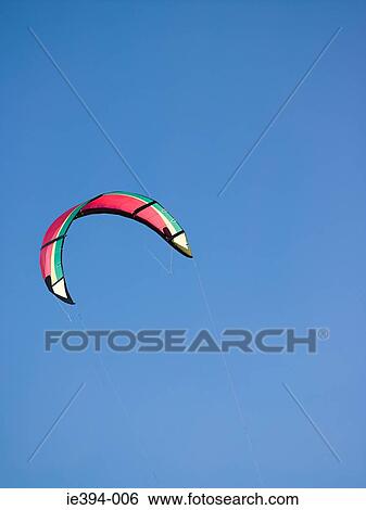 Kitesurfing View Large Photo Image Stock Photograph - Kitesurfing. Fotosearch