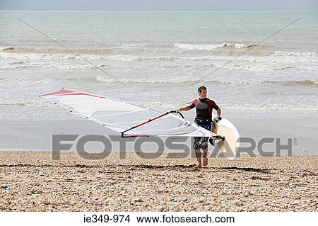 Windsurfer View Large Photo Image Picture - Windsurfer. Fotosearch