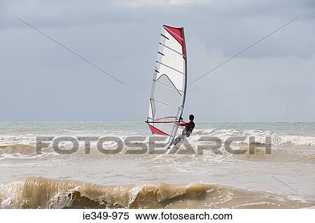 Windsurfer View Large Photo Image Stock Photography - Windsurfer. Fotosearch