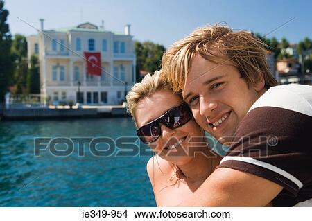 Young couple on holiday in istanbul View Large Photo Image Picture - Young couple on holiday in istanbul. Fotosearch