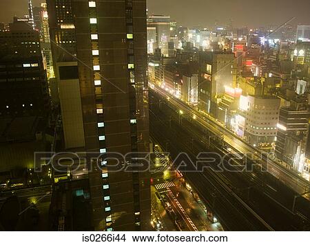 City at night View Large Photo Image Picture - City at night. Fotosearch