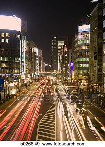 Stock Photo - City at night. Fotosearch