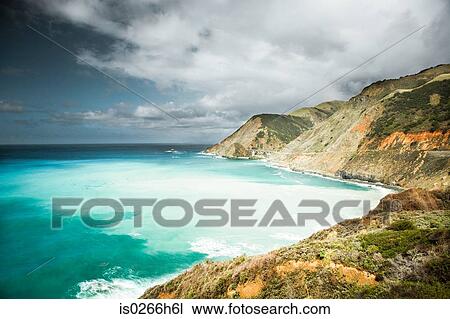 Pacific coast in California View Large Photo Image Stock Image - Pacific coast in California. Fotosearch