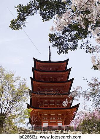 Pagoda View Large Photo Image Stock Photo - Pagoda. Fotosearch