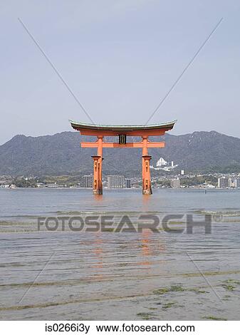 Torii gate View Large Photo Image Stock Photo - Torii gate. Fotosearch
