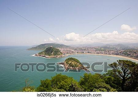 View of a san sebastian View Large Photo Image Stock Photograph - View of a san sebastian. Fotosearch
