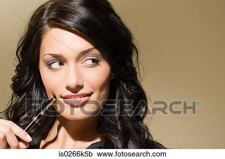 A woman thinking View Large Photo Image Stock Image - A woman thinking. Fotosearch