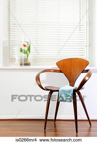 A wooden chair View Large Photo Image Picture - A wooden chair. Fotosearch