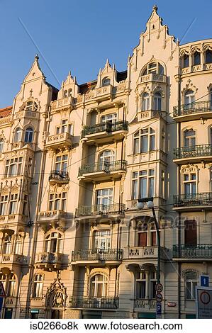 Art nouveau building prague View Large Photo Image Stock Image - Art nouveau building prague. Fotosearch