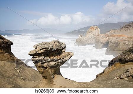 Cape kiwanda View Large Photo Image Stock Photograph - Cape kiwanda. Fotosearch