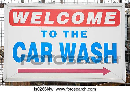 Car wash sign View Large Photo Image Stock Photo - Car wash sign. Fotosearch