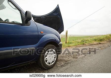 Car with bonnet open View Large Photo Image Stock Image - Car with bonnet open. Fotosearch